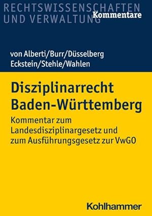 Immagine del venditore per Disziplinarrecht Baden-Wrttemberg venduto da Rheinberg-Buch Andreas Meier eK