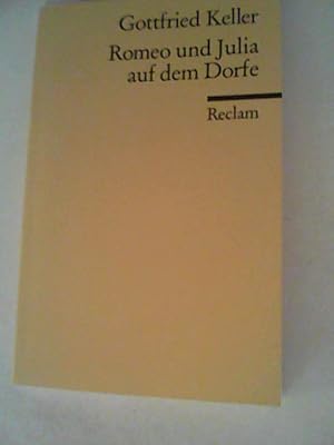 Bild des Verkufers fr Romeo und Julia auf dem Dorfe: Novelle zum Verkauf von ANTIQUARIAT FRDEBUCH Inh.Michael Simon