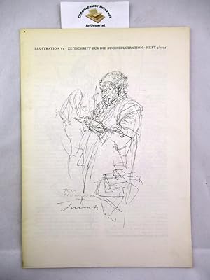 Illustration 63. Zeitschrift für die Buchillustration. HIER : Heft 3/ 1975: Wilhelm M. Busch: Der...