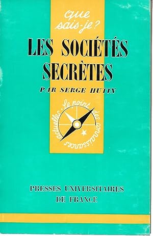 Imagen del vendedor de Les socits secrtes Cinquime dition revue et corrige a la venta por LES TEMPS MODERNES