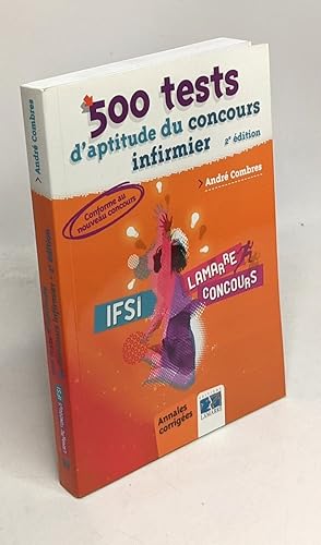 Seller image for 500 tests d'aptitude du concours infirmier for sale by crealivres