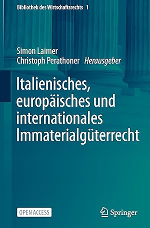 Seller image for Italienisches, europaeisches und internationales Immaterialgterrecht for sale by moluna