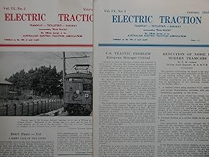 Seller image for Electric Traction. 2 Issues from 1954. for sale by N. G. Lawrie Books