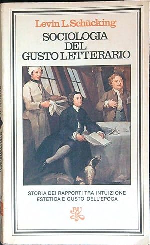 Bild des Verkufers fr Sociologia del gusto letterario zum Verkauf von Librodifaccia