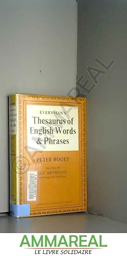 Bild des Verkufers fr Thesaurus of English Words and Phrases zum Verkauf von Ammareal