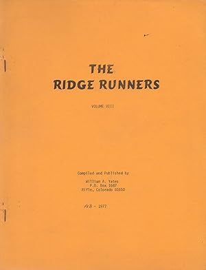 Seller image for The Ridge Runners Volume VIII February 1977 for sale by Book Booth