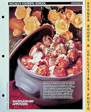 McCall's Cooking School Recipe Card: Appetizers 9 - Swedish Meatballs : Replacement McCall's Reci...