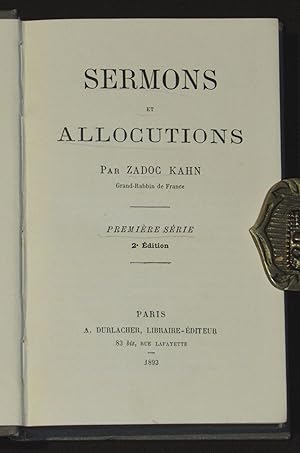 Sermons Et Allocutions