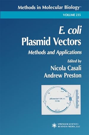 Seller image for E. coli Plasmid Vectors : Methods and Applications for sale by AHA-BUCH GmbH