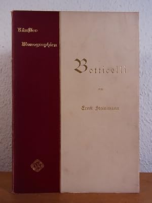 Bild des Verkufers fr Sandro Botticelli. Knstler-Monographien Band 24. Liebhaber-Ausgaben zum Verkauf von Antiquariat Weber