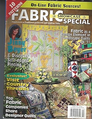 Bild des Verkufers fr Fabric Showcase Special Magazine, November 2002 (Supplement to Traditional Quiltworks and Quilting Today Magazines) zum Verkauf von Vada's Book Store