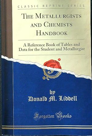 Bild des Verkufers fr The Metallurgists and Chemists Handbook zum Verkauf von Librodifaccia
