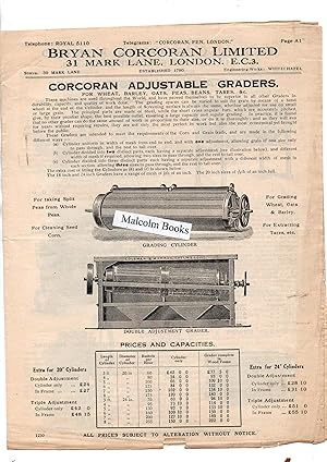 Bryan Corcoran Ltd. 2 x 4 page flyers (catalogues)