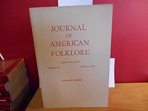 JOURNAL OF AMERICAN FOLKLORE APRIL- JUNE 1954 VOL 67 NO 264 (BILINGUE)