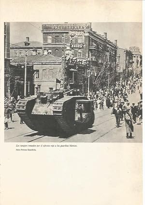 Imagen del vendedor de LAMINA 24647: Tanques tomados por el ejercito rojo a los guardias blancos de Rusia a la venta por EL BOLETIN