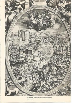 Imagen del vendedor de LAMINA 24758: La batalla de Mubiberg a la venta por EL BOLETIN