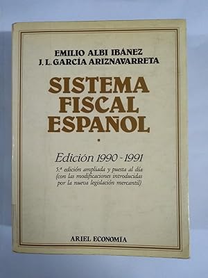Immagine del venditore per Sistema fiscal Espaol, I venduto da Libros Ambig