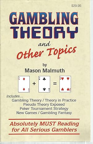 Immagine del venditore per Gambling Theory and Other Topics venduto da The Book Junction