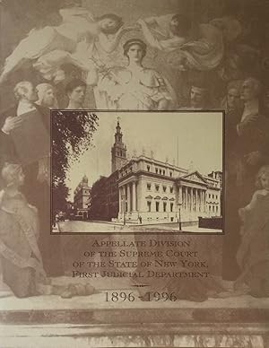 Appellate Division of the Supreme Court of the State of New York, First Judicial Department: 1896...