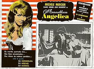 "MERVEILLEUSE ANGÉLIQUE" Affiche originale mexicaine entoilée (Michèle MERCIER) Réalisé par Berna...