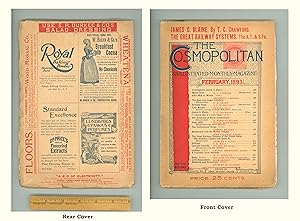 Seller image for 1893 Cosmopolitan with June 1993 , an Early Science Fiction Story by Julian Hawthorne, Illustrated by Dan Beard. Also articles on James G. Blaine and Lord Beaconsfield; a poem by Robert Bridges and more. Lots of Period Advertising. Monthly Victorian Era Periodical. for sale by Brothertown Books