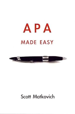 Image du vendeur pour Apa Made Easy mis en vente par GreatBookPrices