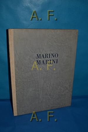 Bild des Verkufers fr Marino Marini : Scultore. Monografie di artisti italiani contemporanei 3. zum Verkauf von Antiquarische Fundgrube e.U.