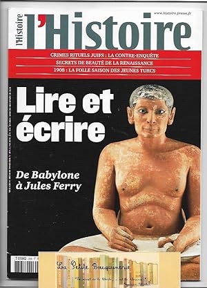 Image du vendeur pour L'histoire N 334: Lire et crire, De Babylone  Jules Ferry mis en vente par La Petite Bouquinerie
