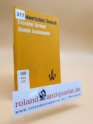 Seller image for Essential German / Aleman fundamental. ( Fr Englnder und Spanier.) for sale by Roland Antiquariat UG haftungsbeschrnkt