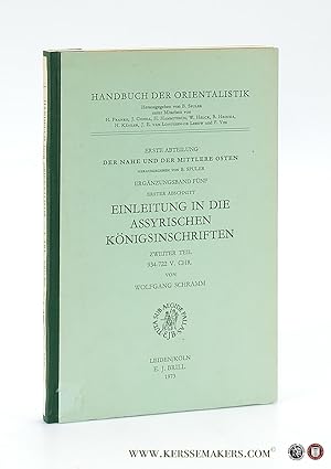 Seller image for Einleitung in die Assyrischen Knigsinschriften. Zweiter Teil 934-722 v. Chr. for sale by Emile Kerssemakers ILAB