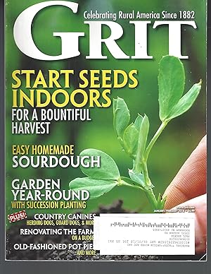 Seller image for Grit January / February Magazine 2018 for sale by Vada's Book Store