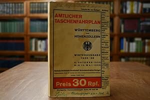 Amtlicher Taschenfahrplan für Württemberg und Hohenzollern. Winterausgabe 1935/36. 6. Oktober 193...