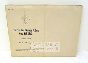 Gaukarte der NSDAP Gau Essen (Karte des Gaues Essen der NSDAP) - nur für den Dienstgebrauch.