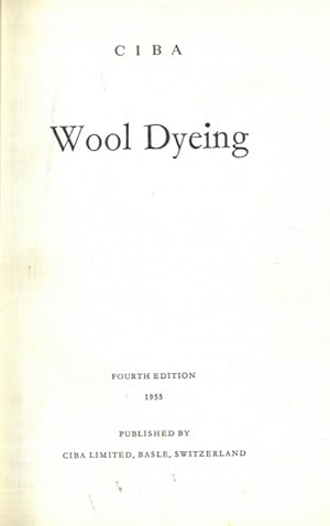 Wool dyeing.