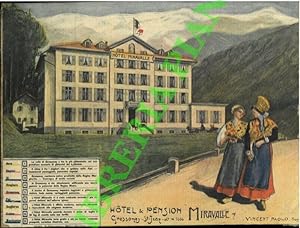 Hotel & Pension Miravalle. Gressoney St. Jean. Alt. 1606 mt.