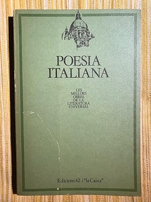 Imagen del vendedor de Poesia italiana. Antologia del segle XII al XIX a la venta por Campbell Llibres