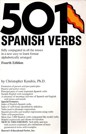 Image du vendeur pour 501 spanish verbs mis en vente par JP Livres