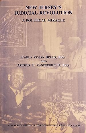 Imagen del vendedor de New Jersey's Judicial Revolution : A Political Miracle a la venta por Lon Pen