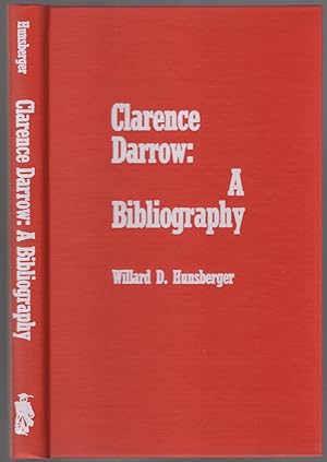 Bild des Verkufers fr Clarence Darrow: A Bibliography zum Verkauf von Between the Covers-Rare Books, Inc. ABAA