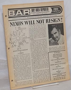 Image du vendeur pour B.A.R. Bay Area Reporter: the catalyst for all factions of the gay community; vol. 3, #10, May 16, 1973: Nixon Will Not Resign! and Meet Russ Meyer mis en vente par Bolerium Books Inc.