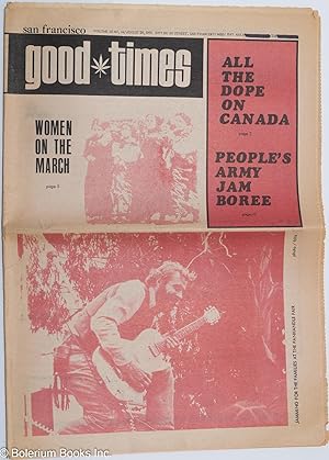 Imagen del vendedor de Good Times: vol. 3, #34, August 28, 1970: Women on the march & All the dope on Canada a la venta por Bolerium Books Inc.