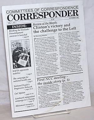 Corresponder. Vol. 1, No. 7 (Nov 1992)