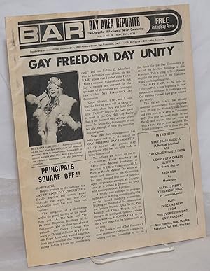 Imagen del vendedor de B.A.R. Bay Area Reporter: the catalyst for all factions of the gay community; vol. 3, #9, May 2, 1973: Gay Freedom Day Unity a la venta por Bolerium Books Inc.