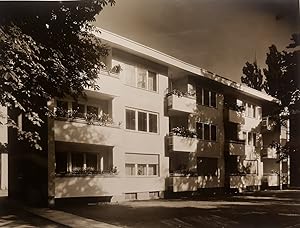 Original-Photographie zu einem Bauprojekt in Berlin-Zehlendorf im Kontext des Wohn- und Siedlungs...