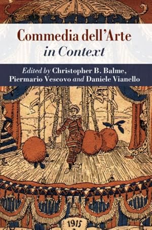 Bild des Verkufers fr Commedia Dell'Arte in Context zum Verkauf von GreatBookPrices