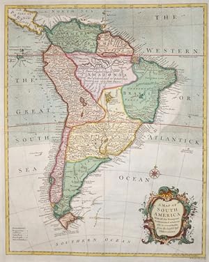 A Map of South America With all the European Settlements & whatever else is remarkable