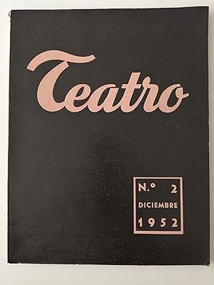 Imagen del vendedor de Teatro : revista internacional de la escena. Nmero 2, diciembre 1952 a la venta por Perolibros S.L.