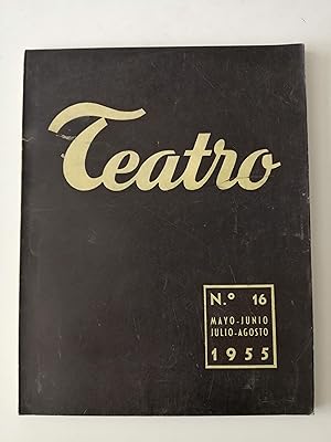 Imagen del vendedor de Teatro : revista internacional de la escena. Nmero 16, mayo-junio-julio-agosto 1955 a la venta por Perolibros S.L.