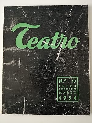 Imagen del vendedor de Teatro : revista internacional de la escena. Nmero 10, enero-febrero-marzo 1954 a la venta por Perolibros S.L.