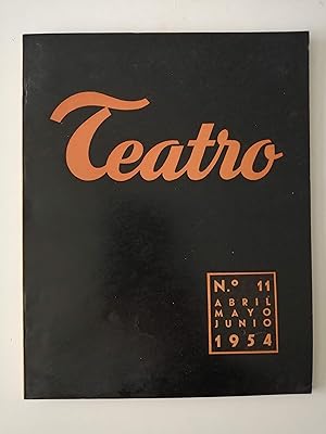 Imagen del vendedor de Teatro : revista internacional de la escena. Nmero 11, abril-mayo-junio 1954 a la venta por Perolibros S.L.